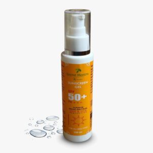 Secret Mantra By nature Sunscreen Gel, SPF 50+ PA+++, Broad Spectrum UVA+UVB Protection, 100 ml