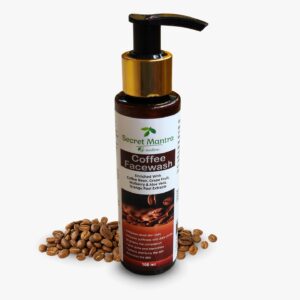 Secret Mantra By nature Coffee Facewash with Coffee Bean, Grape Fruit, Mulberry and Aloe Vera, 100 ml