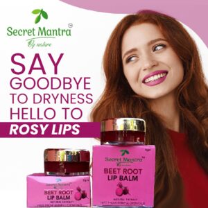 Secret Mantra Beetroot Lip Balm Pack of 2 (8g Each)