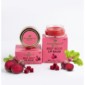 Secret Mantra Beetroot Lip Balm Pack of 2 (8g Each), Hydrated lips, keep lips soft and glowing